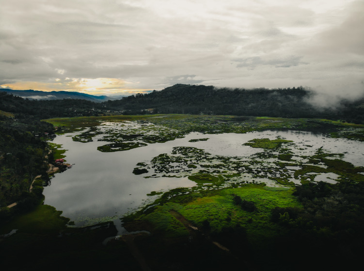 Laguna El Oconal en Villa Rica